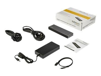 StarTech.com Thunderbolt 3 Dock - MacBook Pro & Windows, Dual 4K 60Hz - Dockingstation - Thunderbolt 3 - VGA, HDMI, 2 x DP - GigE udvidet skrivebor...