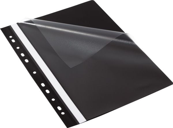 Bantex EVO A4 perforert mappe sort 25 stk.