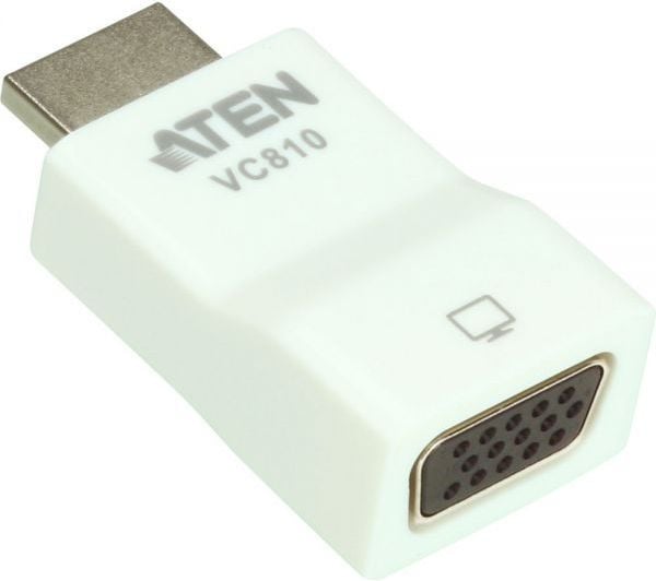 Aten HDMI - D-Sub (VGA) AV-sovitin valkoinen (VC810-AT)