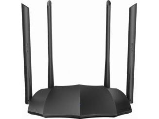 Tenda AC8, Wi-Fi 5 (802.11ac), Dual-band (2,4 GHz / 5 GHz), Nätverksansluten (Ethernet), Svart, Bordsrouter