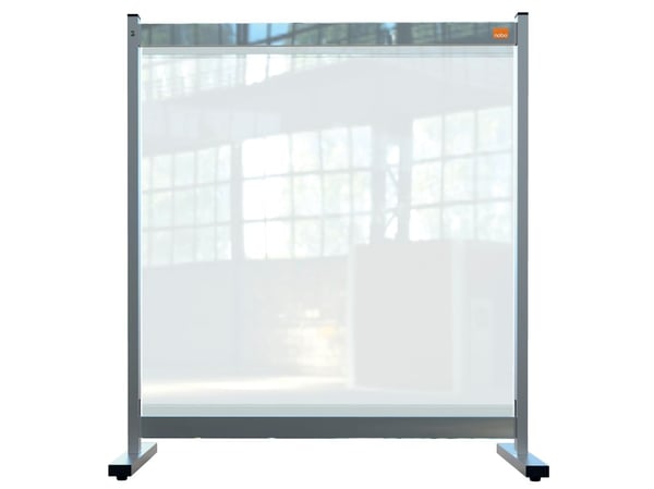 Skrivebordsafskærmning Borddeler SDS i PVC medium 77x86 cm