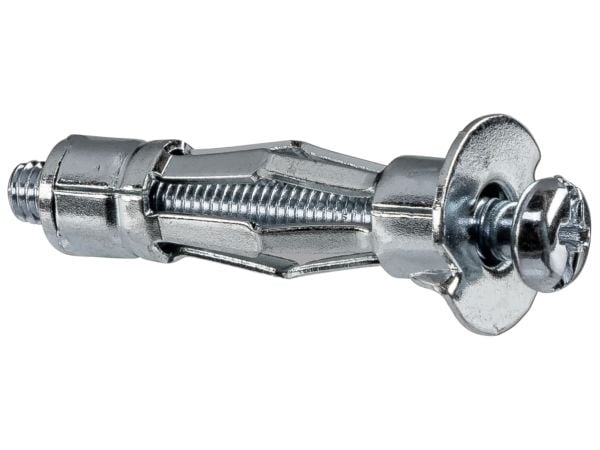 Fischer 519772, Skrue- og veggpluggsett, Gipsfiberplate, Gipsplater, Metall, 1 cm, 37 mm, 1 cm