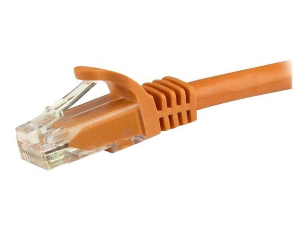 StarTech.com N6PATC3MOR, 3 m, Cat6, U/UTP (UTP), RJ-45, RJ-45, Oranssi