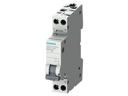 Palokipinäilmaisin ylivirtapiirillä AFDD-MCB-yhdistelmä 230V 6kA 1+N B 16A 5SV6016-6KK16 5SV6016-6KK16