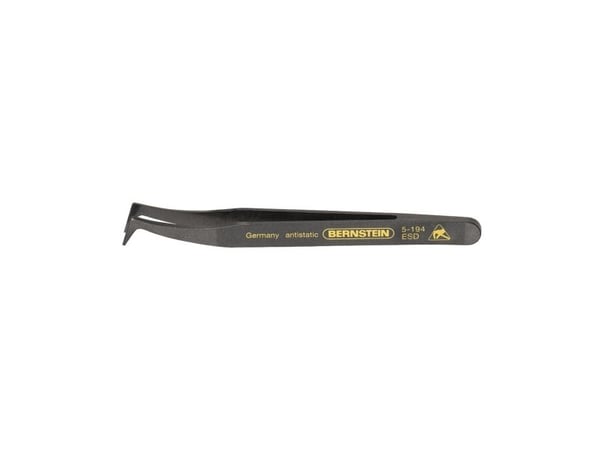 Bernstein 5-194, Plast, Svart, Flat, Bøyd, 5 g, 120 mm