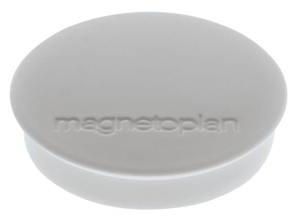 Magnetoplan 1664200, Whiteboard-magnet, Hvit, 0,7 kg, 30 mm, 8 mm, 10 stykker