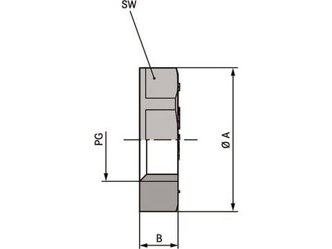 Lapp 52000120, Ruostumaton teräs, Polyamidi, 1 kpl, -20 - 70 °C