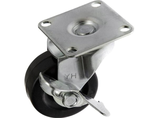 Toolcraft TO-5137887, Svart, Metallisk, 50 kg, Gummi, 1 stykker, 5 cm