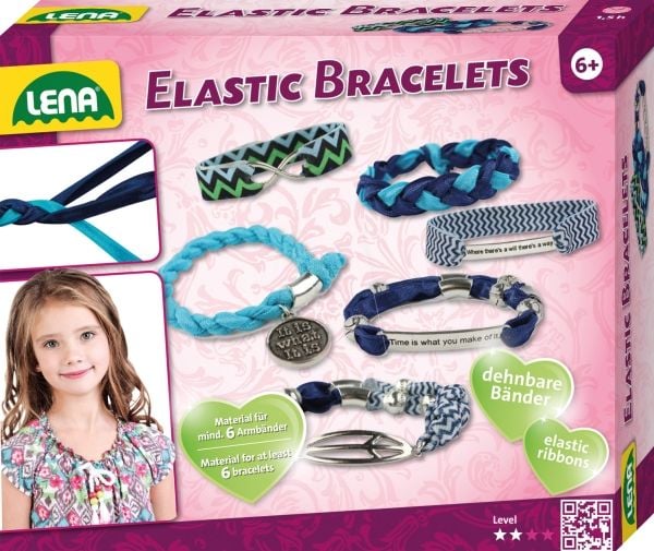 Lena Elastic Bracelets, Children''s jewellery bracelet making kit, 6 vuosi/vuosia, Monivärinen
