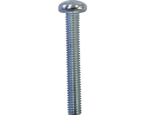 Toolcraft 888048, Skrue, Zinkbelagt stål, Generel nytteværdi, M2.5, Fuld tråd, Dome hoved