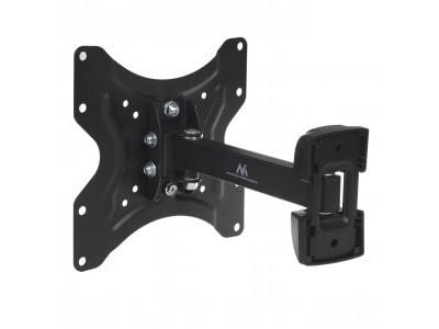 Maclean MC-741 - Brakett - for flatpanel - metall - svart - skjermstørrelse: 13"-42" - veggmonterbar