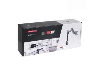 Maclean MC-775, Klemme, 8 kg, 43,2 cm (17"), 81,3 cm (32"), 100 x 100 mm, Grå