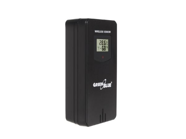 Greenblue GB526, Svart, Utomhustermometer, Termometer, Hygrometer, Termometer, -20 - 95%, -20 - 95%