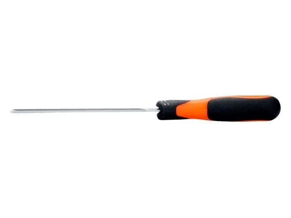 Bahco ERGO 4-138-12-1-2, Fil, Flate mapper, Mellom grov og 2. kutt, Plast, Sort, Oransje, Ergonomisk, Grep som ikke glir