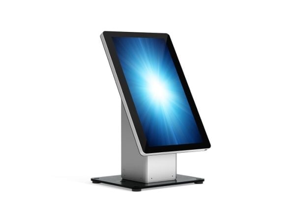 Elo Slim Self-Service Countertop Stand - Ställ - för butiksterminal - svart/silver - för Elo 1502, 2002, 2202, 2270, 2402, 2470, 2702, 2770; I-Seri...