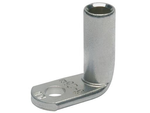 Klauke 170R12BK, Rörformig ringkabelsko, Plåtburk, Vinklad, Silver, Koppar, Tennpläterad koppar