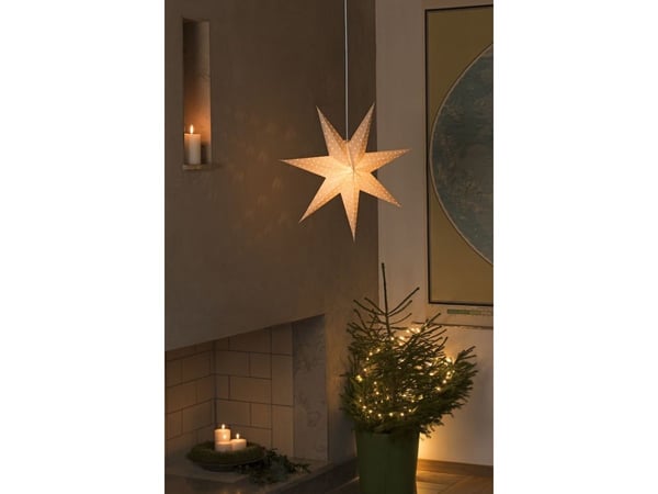 Konstsmide 2910-200, Dekorativ lysfigur, Hvit, Papir, IP20, 1 lampe(r), E14