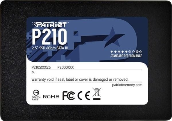 Patriot P210 - SSD - 1 TB - intern - 2.5" - SATA 6Gb/s