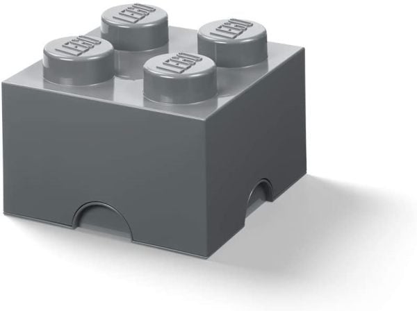 Room Copenhagen LEGO oppbevarings-„Storage Brick 4“ oppbevaringsboks (grå)