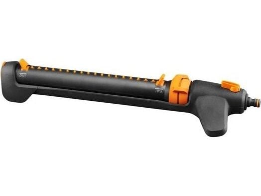 Fiskars 1027028, Oscillerende sprinkler, Svart, Oransje
