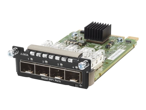 HPE Aruba - Utvidelsesmodul - 10 Gigabit SFP+ x 4 - for HPE Aruba 2930M 24, 3810M 16SFP+, 3810M 24G, 3810M 48G