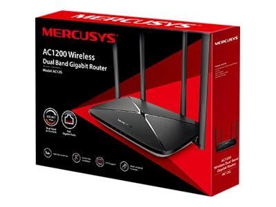 Mercusys AC12G - Trådløs ruter 1GbE - Wi-Fi 5 - Dobbeltbånd
