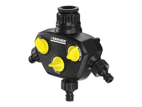 Kärcher 2.645-200.0, Putkiliitin, Sadetusjärjestelmä, Muovi, Musta, Keltainen, Uros/naaras, 76,2 / 4 mm (3 / 4")