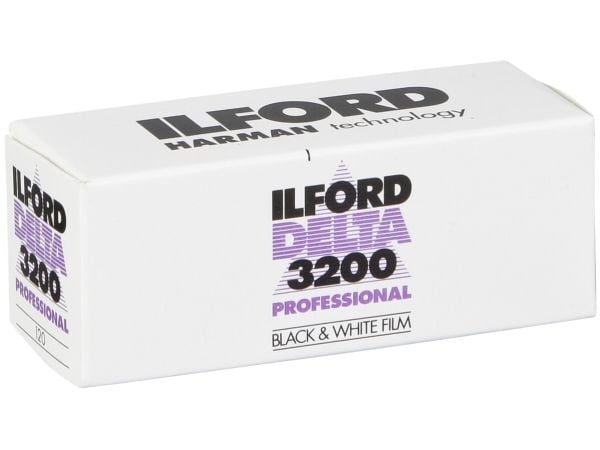 Ilford DELTA 3200 Professional - Svart/hvit duplikatfilm - 120 (6 cm) - ISO 3200