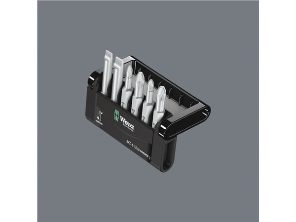 Wera Bit-Check, 6 kpl, Phillips, Star ruuvimeisseli, avaus, PH 1,PH 2, PZ 1,PZ 2