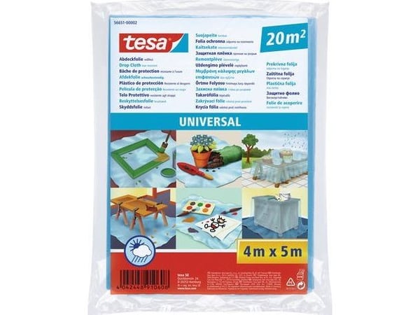 Tesa universal läpinäkyvä 20 m2 maalauskalvo (14851930)