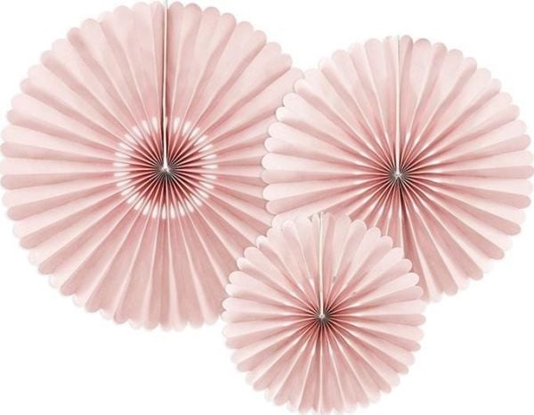 PartyDeco Rosetten, Dekorasjon, Rosa, Universell, Vegg, Ikke for barn under 36 måneder, 430 mm