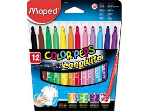 Maped Colorpeps kolmiomerkit 12 väriä (205569)