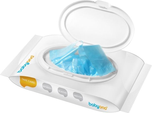 Babyono Vesker til brukte bleier BabyOno 1052, 100 stk. Babyono Vesker til brukte bleier BabyOno 1052, 100 stk.