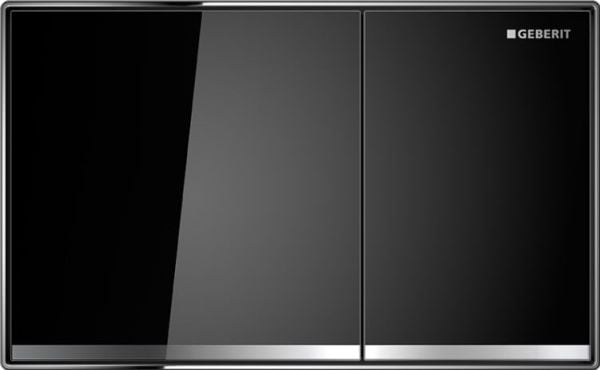 Geberit Sigma 60 ohjauspaneeli mustaa lasia