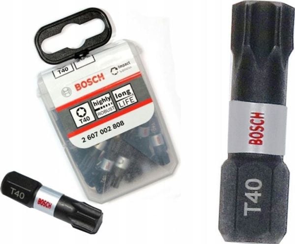 Bosch bit 1/4" T40-25 mm Torx Impact 25 stk (2607002808)