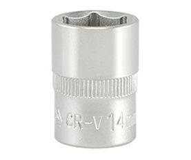 Yato YT-3809, Enkel enhet, Pipenøkkel, Kromvanadiumstål, 3/8", Kromfarget, 28 mm