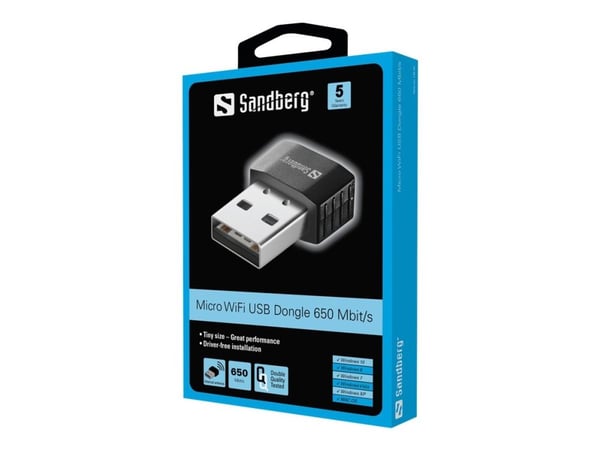Sandberg Micro Wifi USB Dongle - 650 Mbit/s