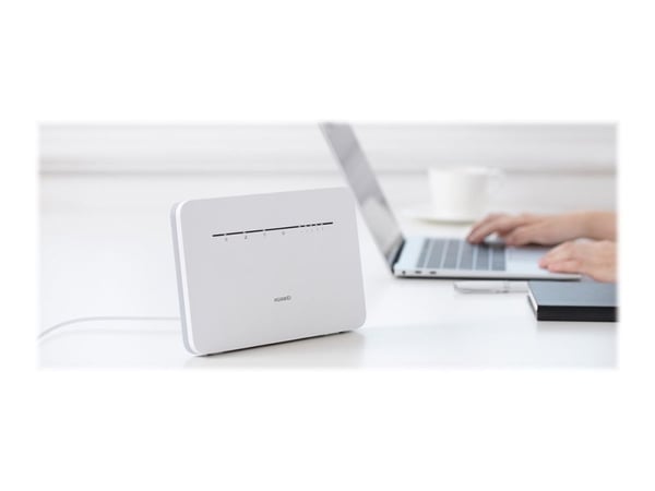Huawei B535-232 - Trådløs router - WWAN - 4-port switch - GigE - 802.11a/b/g/n/ac - Hvid
