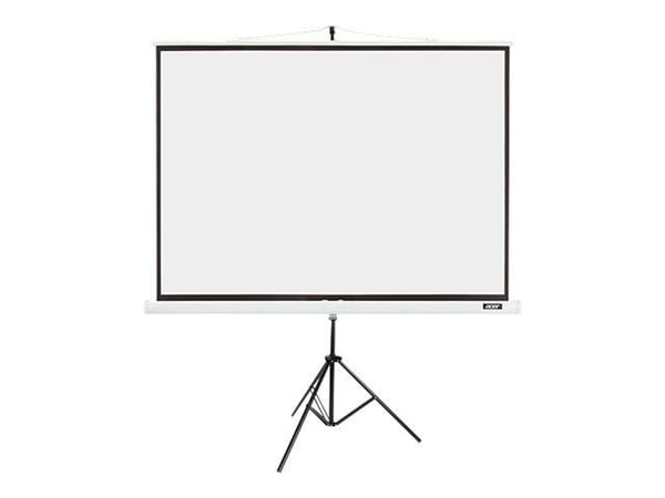 Acer T87-S01MW - Projeksjonsskjerm med tripod - 87" (218 cm) - 4:3 - hvit