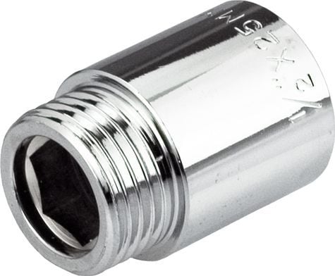 Perfexim Chrome messingforlengelse 1/2" x 10 mm (07-521-1510-000)