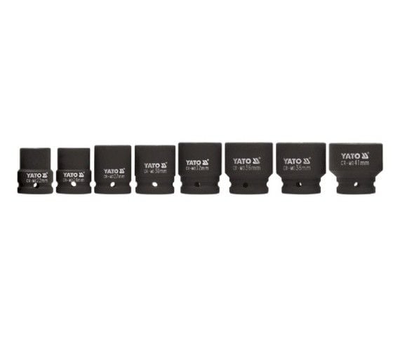 YATO 3/4" 8-osainen iskupistorasia 22-41mm 1115