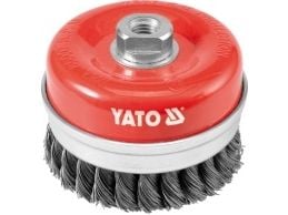 YATO ENDEBØRSTE 100mm, M14 TRÅD, VRIDNET 4769