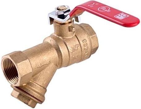 Perfexim kulventil vatten WW DN15 med filter typ tung PHA-006 G1/2 WW PN30 DN15 [8/80]