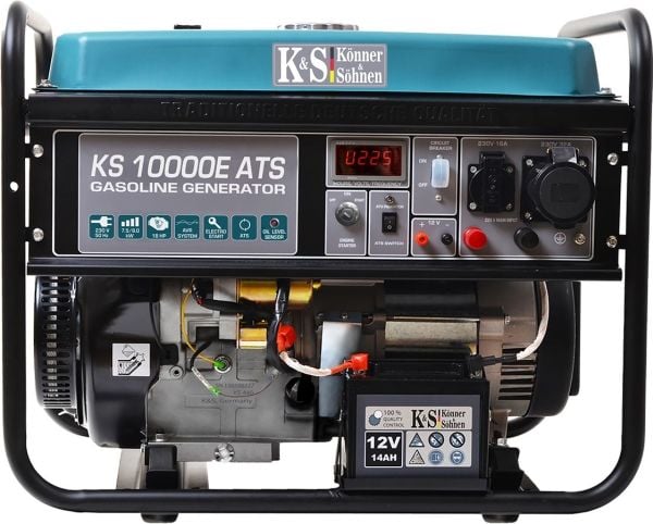 KÖNNER & SÖHNEN BENSINGENERATOR 7,5kW 230V KS 10000E ATS, ELEKTRISK START KÖNNER & SÖHNEN BENSINGENERATOR 7,5kW 230V KS 10000E ATS, ELEKTRISK START