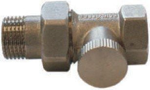 Schlosser tilbakeslagsventil rett, nikkelbelagt DN10 3/8x3/8 PR (601300003)