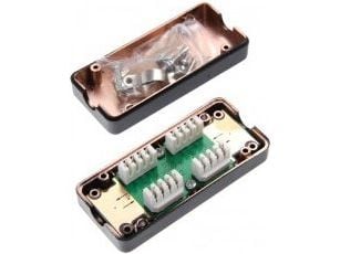 InLine 69992B, Svart, 8 pin, 8 pin, Hankoppling, Hankoppling, Cat6a