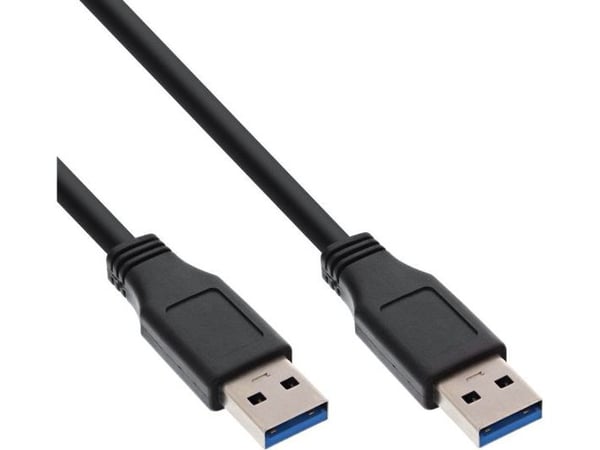 InLine 35203, 0,3 m, USB A, Mini-USB B, USB 3.2 Gen 1 (3.1 Gen 1), Svart