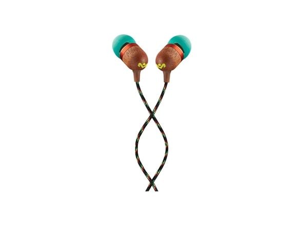House of Marley Smile Jamaica - Ørepropper med mikrofon - i øret - kablet - 3,5 mm jakk - rasta