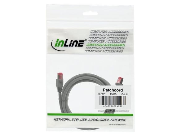 InLine 7,5m S-STP/PiMF Kat. 6, 7,5 m, Cat6, S/FTP (S-STP), RJ-45, RJ-45