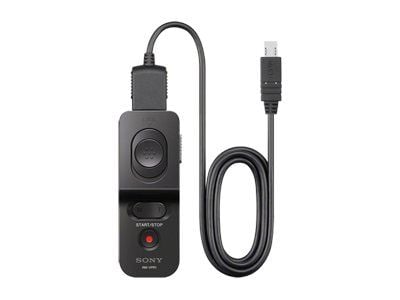 Sony RM-VPR1, Digitaalikamera, Langallinen, Painikkeiden painaminen, Uudelleenladattava, Musta